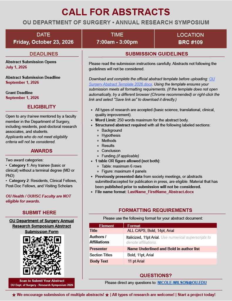Call for Abstracts